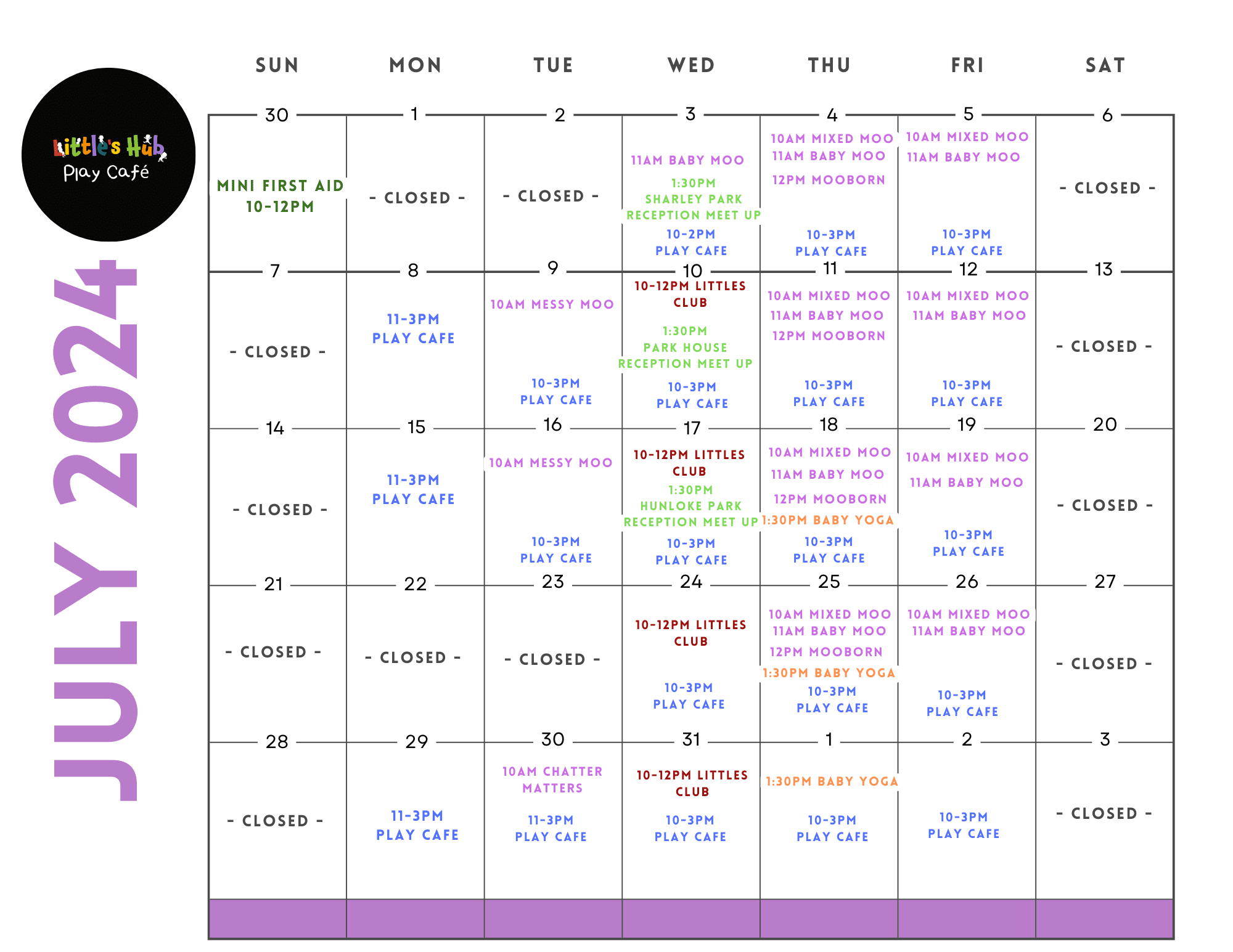 updated june 2024 timetable